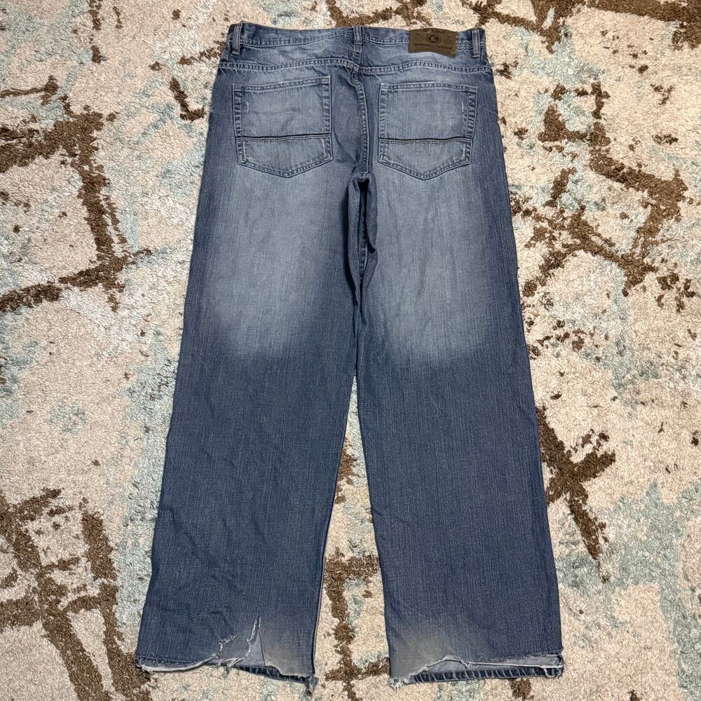 Vintage G-Unit Baggy Jeans Size 38x32 Y2K 50 Cent Distressed